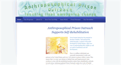 Desktop Screenshot of anthroposophyforprisoners.org