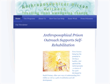 Tablet Screenshot of anthroposophyforprisoners.org